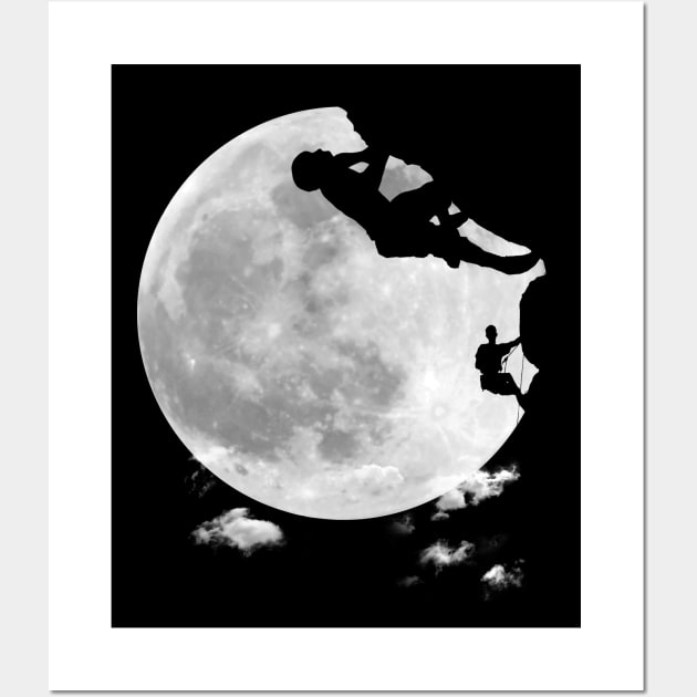 Climbing moon. Wall Art by RataGorrata